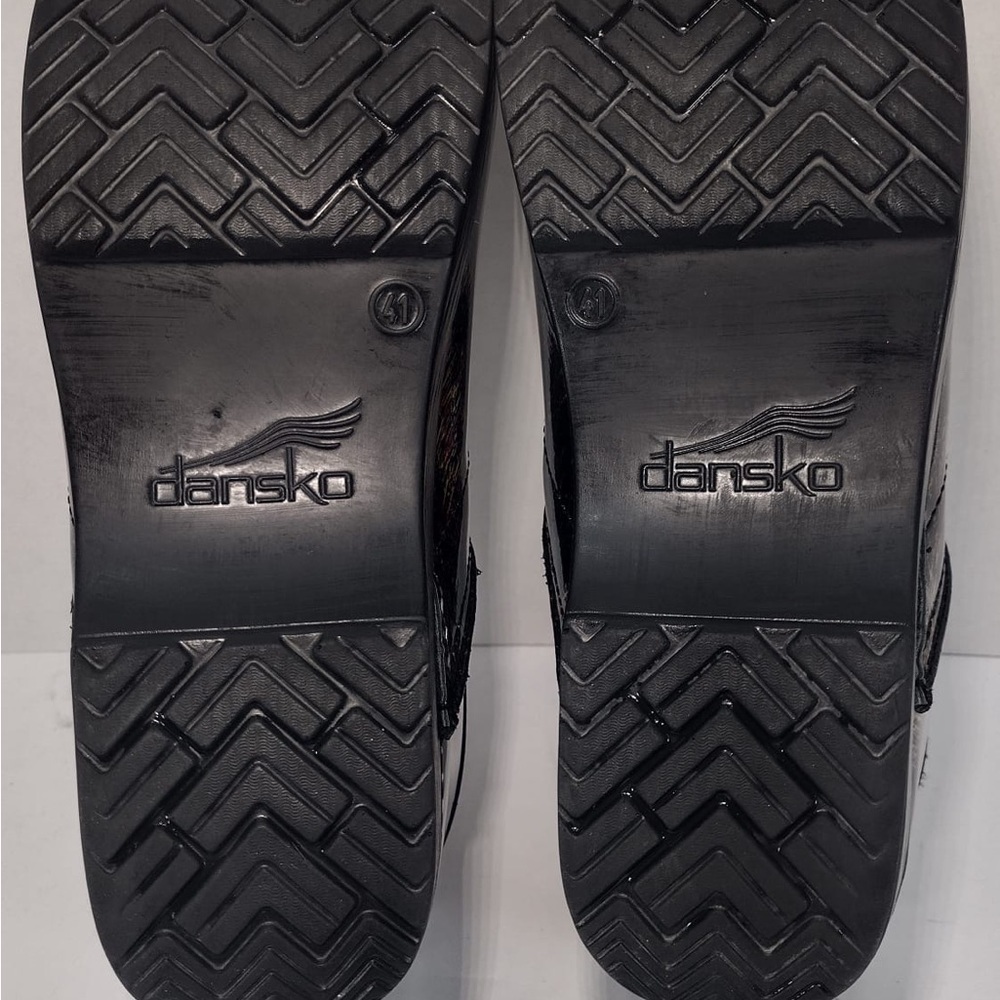 Dansko Colorful Patterned Clogs Size 41 - 8.5 Pre… - image 4